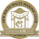 NSW Masonic Club Logo - 130th Anniversary_Transparent Background (White centre)