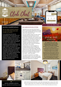 Club Chat, Issue 48 – April 2024